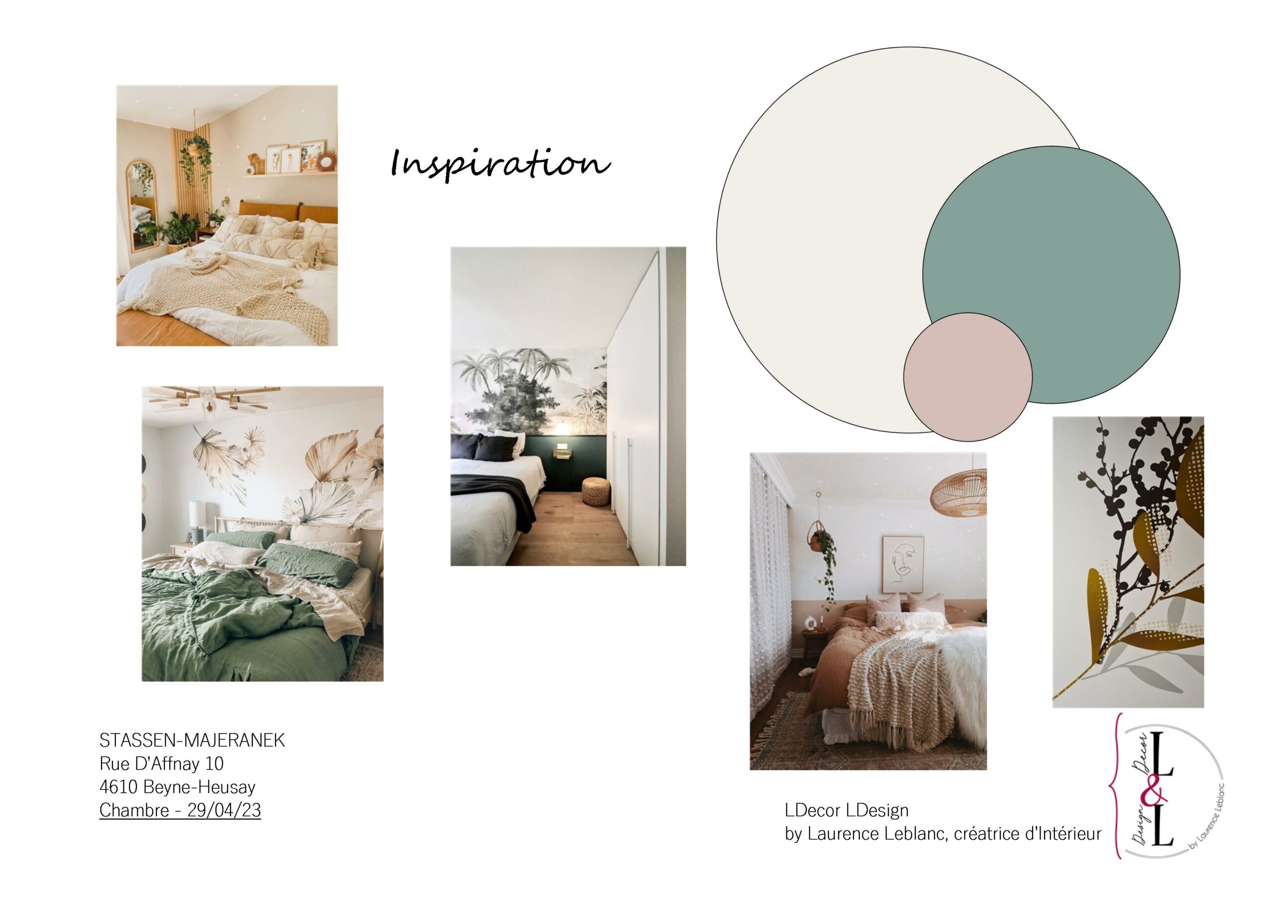 Moodboard inspiration chambre