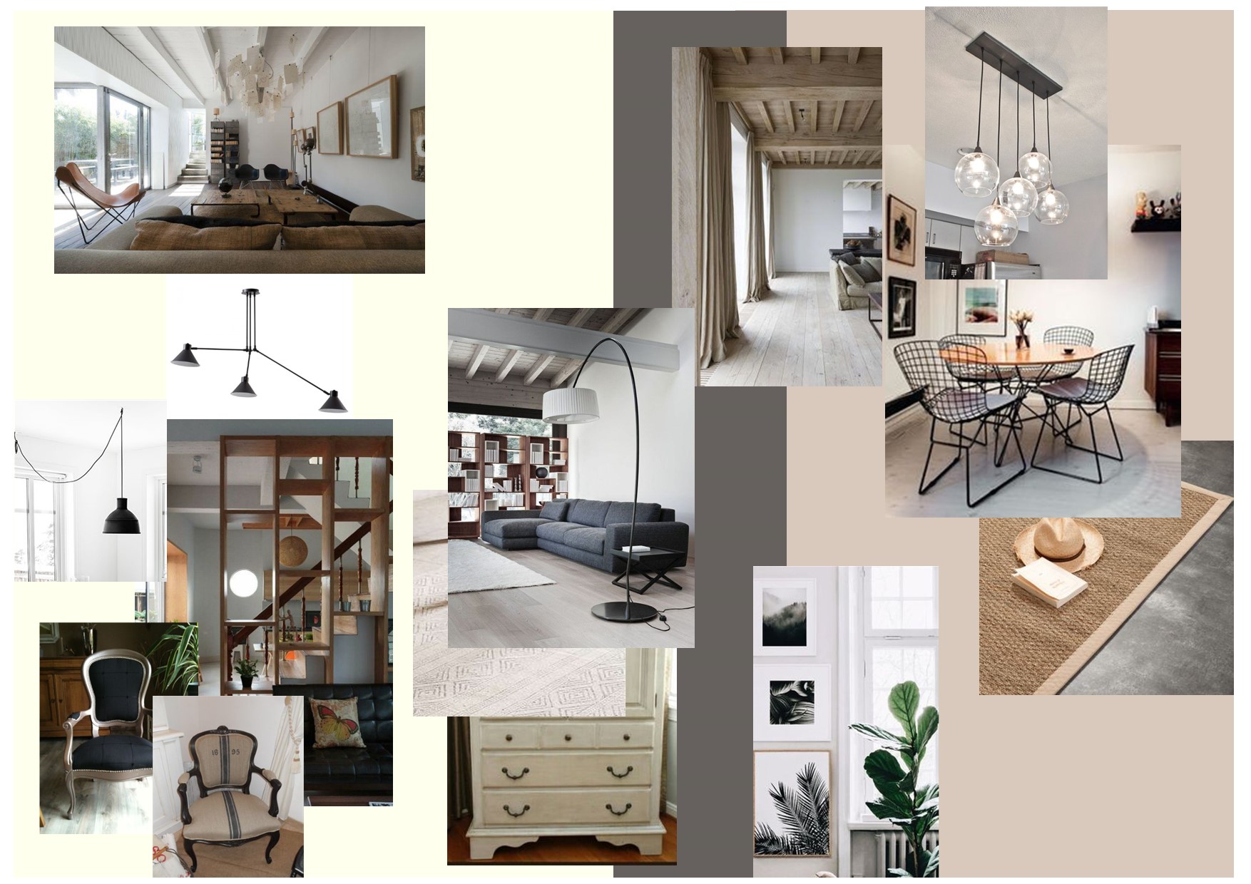 Moodboard Ambiance modernité classique