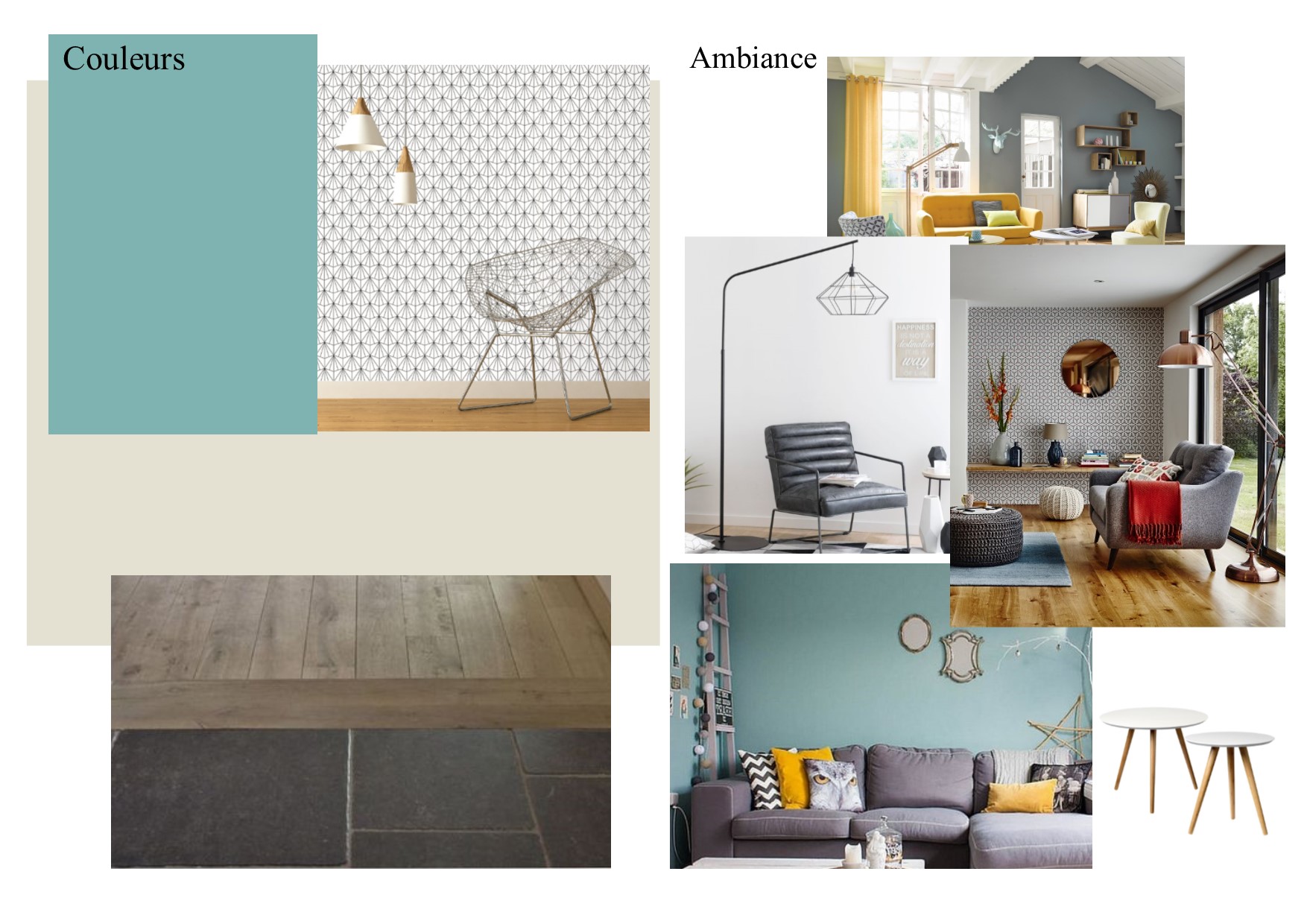 Moodboard modernité scandinave